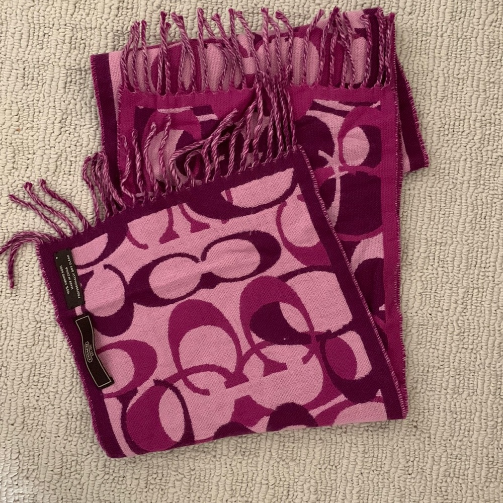 Coach Merino Wool Scarf